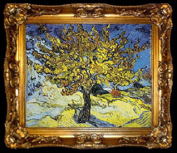 framed  Vincent Van Gogh Mulberry Tree, ta009-2
